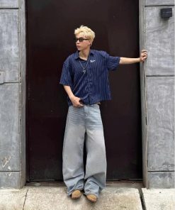 Áo Sơ Mi Boxy Thêu Nổi 3D SIMPSON Snake Không Nhăn Unisex Local Brand - SM01